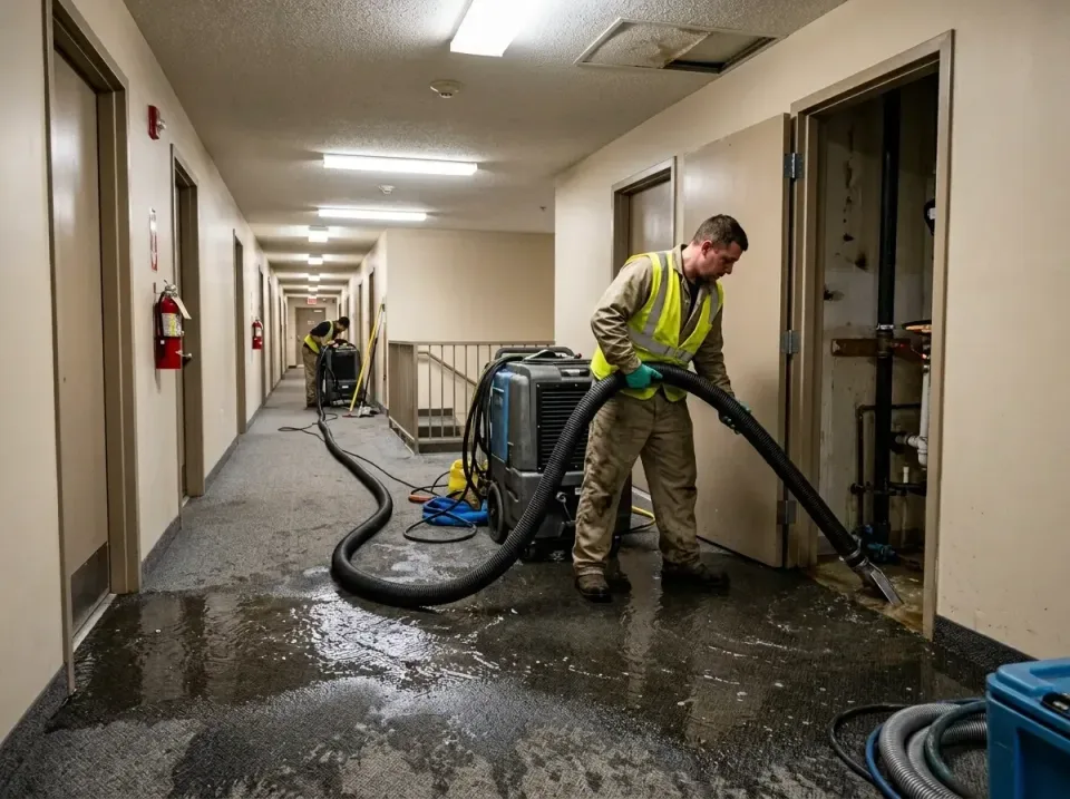 multi-unit-apartment-hallway-f-005 — frequently asked questions, Emergency Burst Pipe Water Extraction & Removal in Tomah, WI